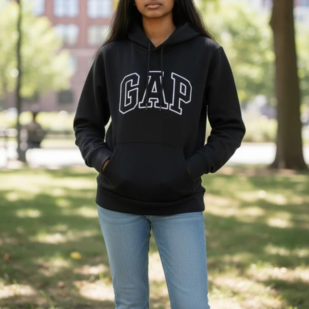 Baby Gap Black Hoodie – Cozy Classic Essential - Picture 8 of 8